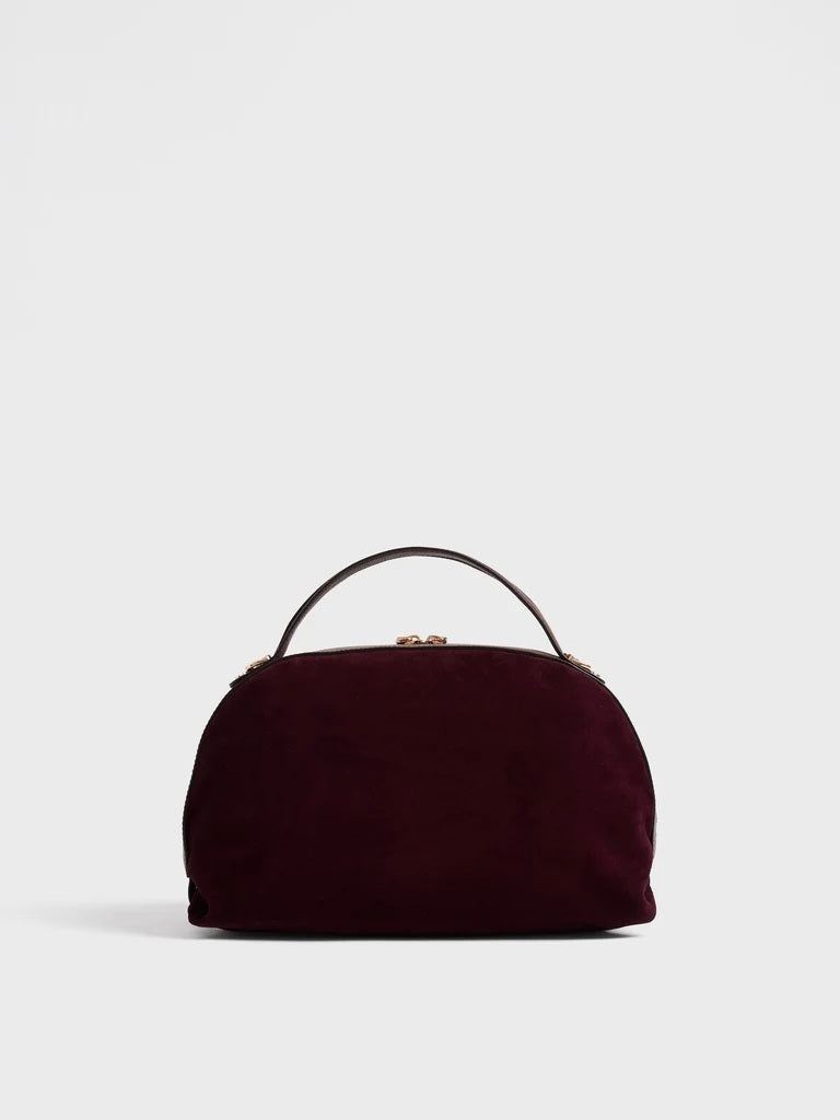 Borsa a mano Gallery Medium in crosta scamosciata Borbonese