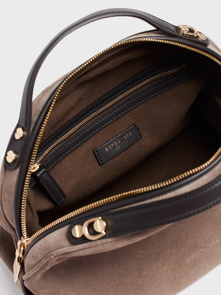 Borsa Sexy Small in camoscio Borbonese