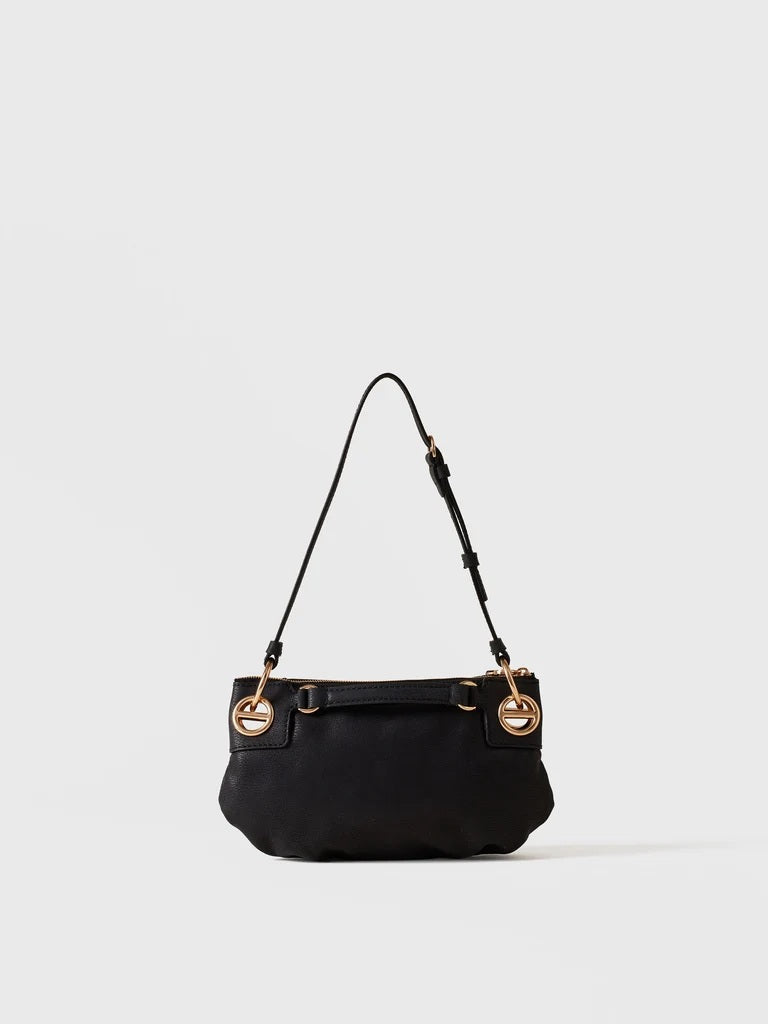 Borsa a spalla London Mini in pelle Borbonese