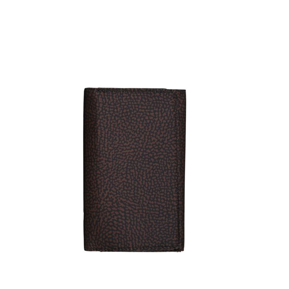 Borbonese Medium Wallet in Op-print fabric