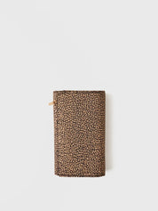 Borbonese Medium Wallet in Op-print fabric