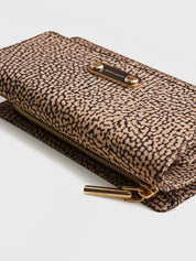 Borbonese Medium Wallet in Op-print fabric