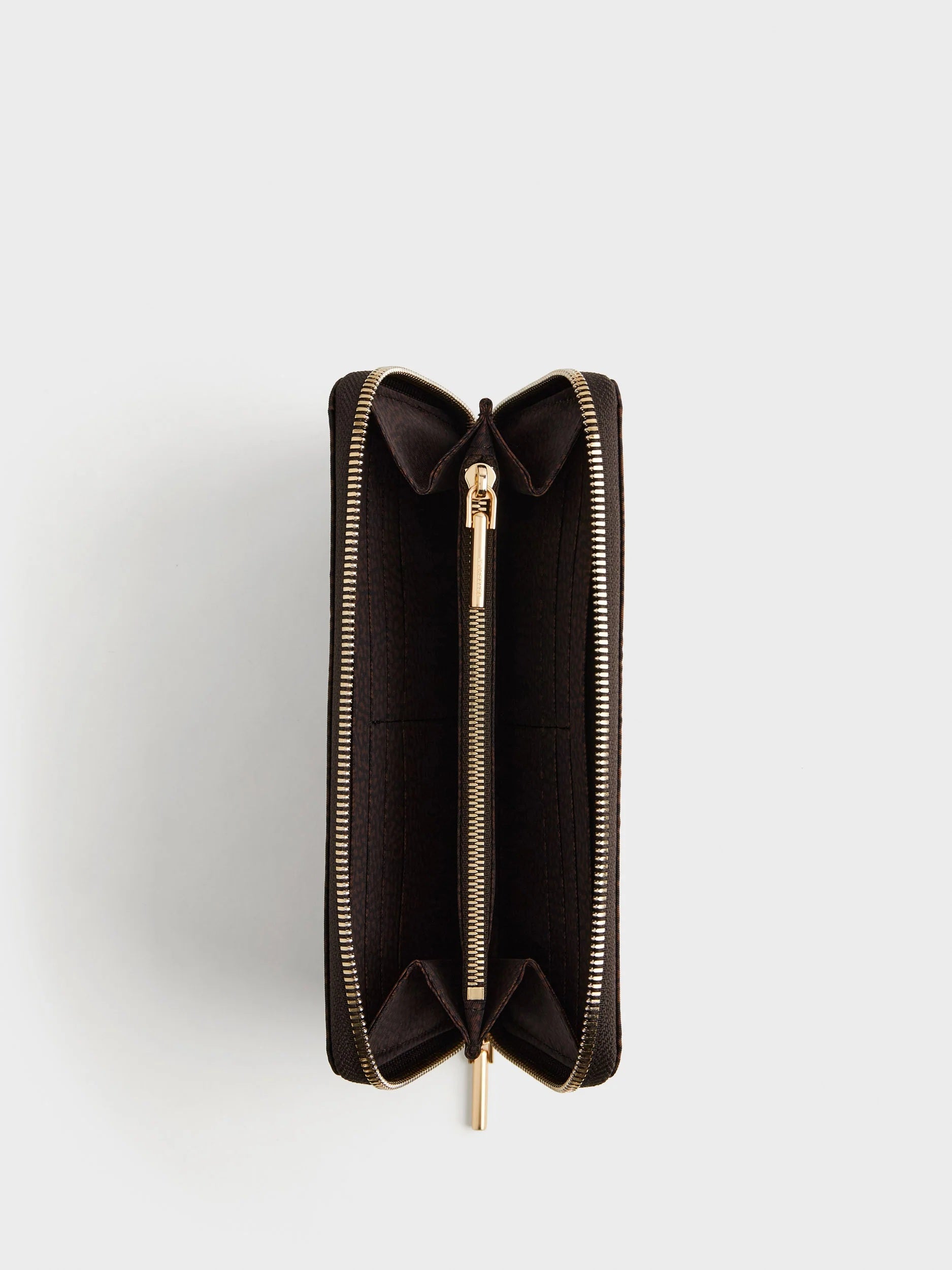 Borbonese Large Wallet in Op-print fabric