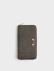 Borbonese Large Wallet in Op-print fabric