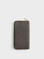 Borbonese Large Wallet in Op-print fabric