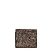 Small wallet in recycled fabric with Borbonese Op print