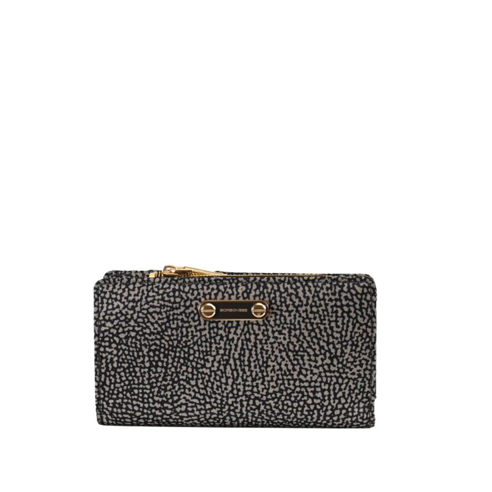 Borbonese Op-print recycled fabric wallet