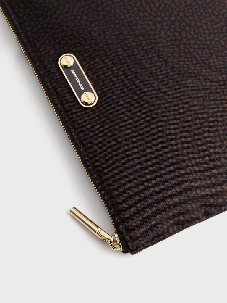 Borbonese Op recycled fabric pouch