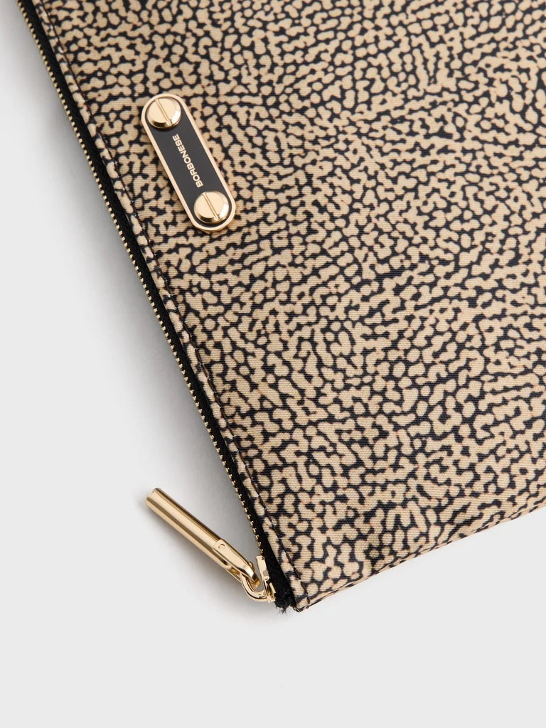 Borbonese Op recycled fabric pouch