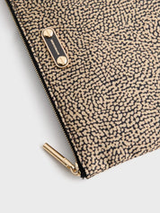 Borbonese Op recycled fabric pouch