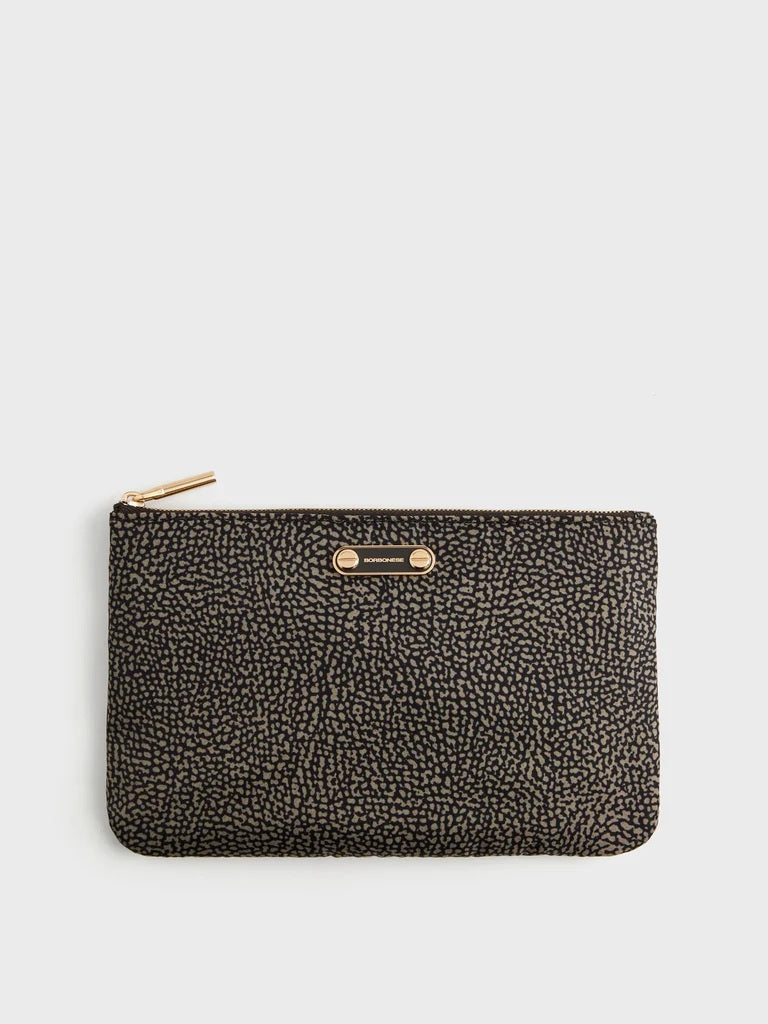 Borbonese Op recycled fabric pouch