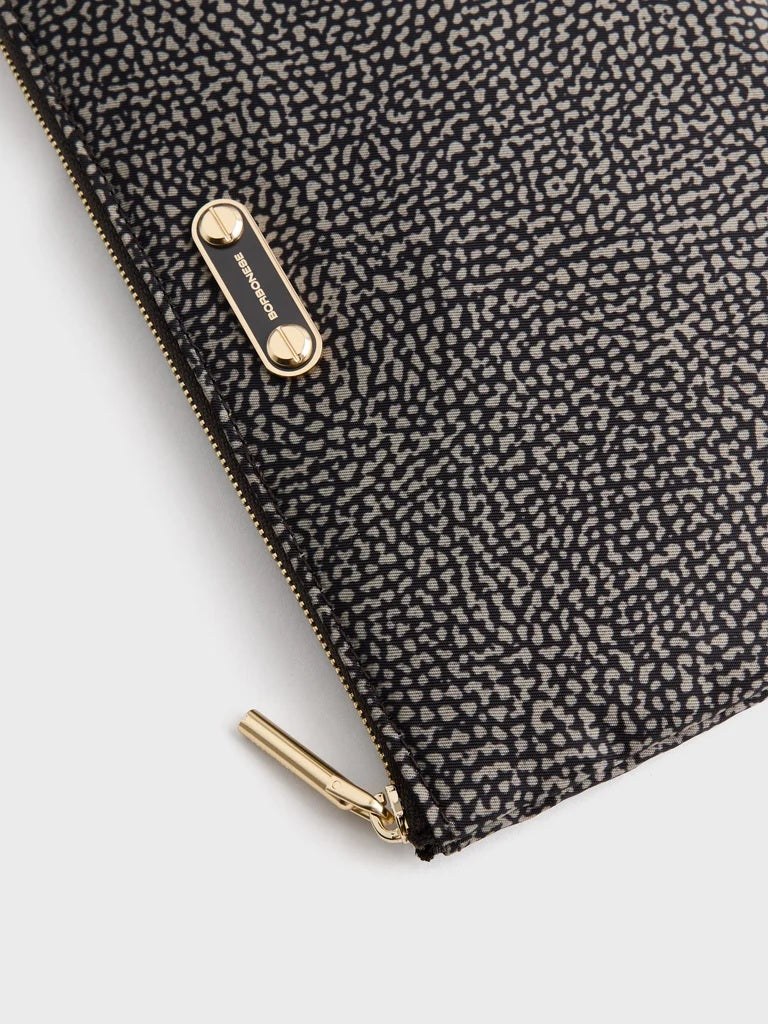 Borbonese Op recycled fabric pouch
