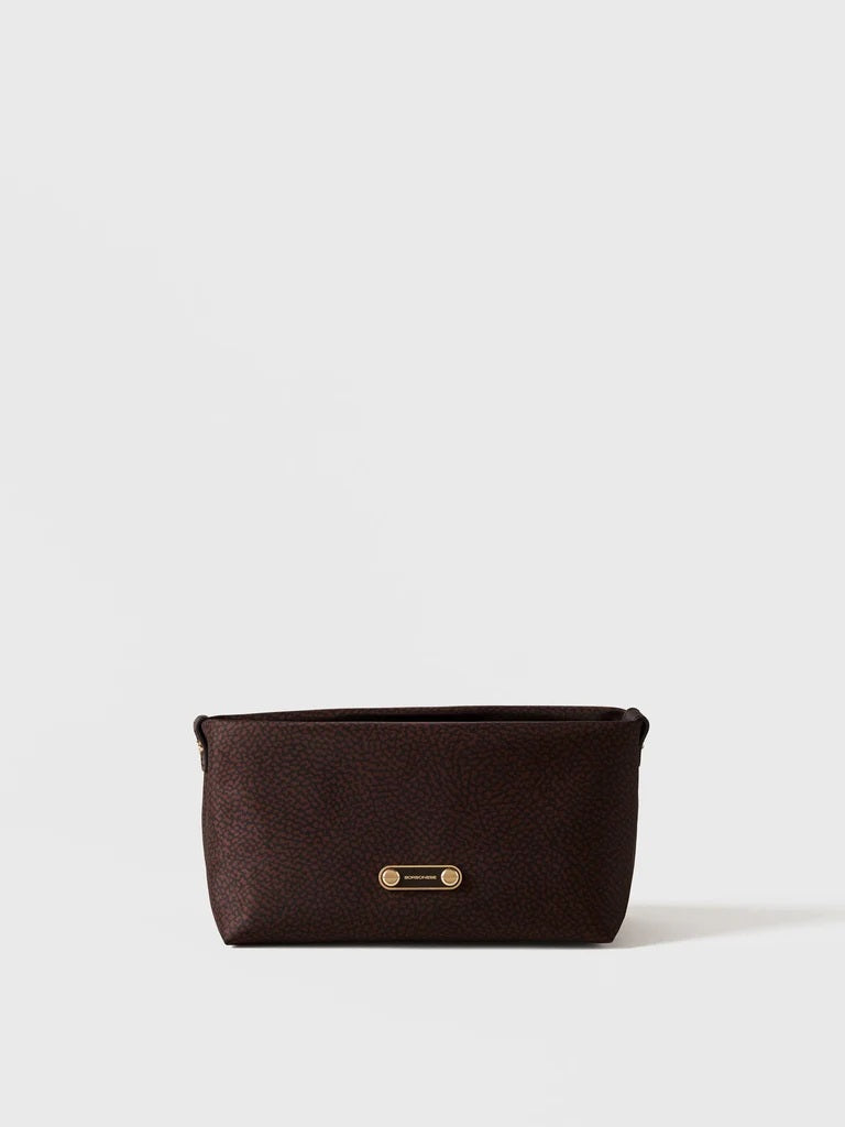 Medium pouch in Borbonese OP-print fabric