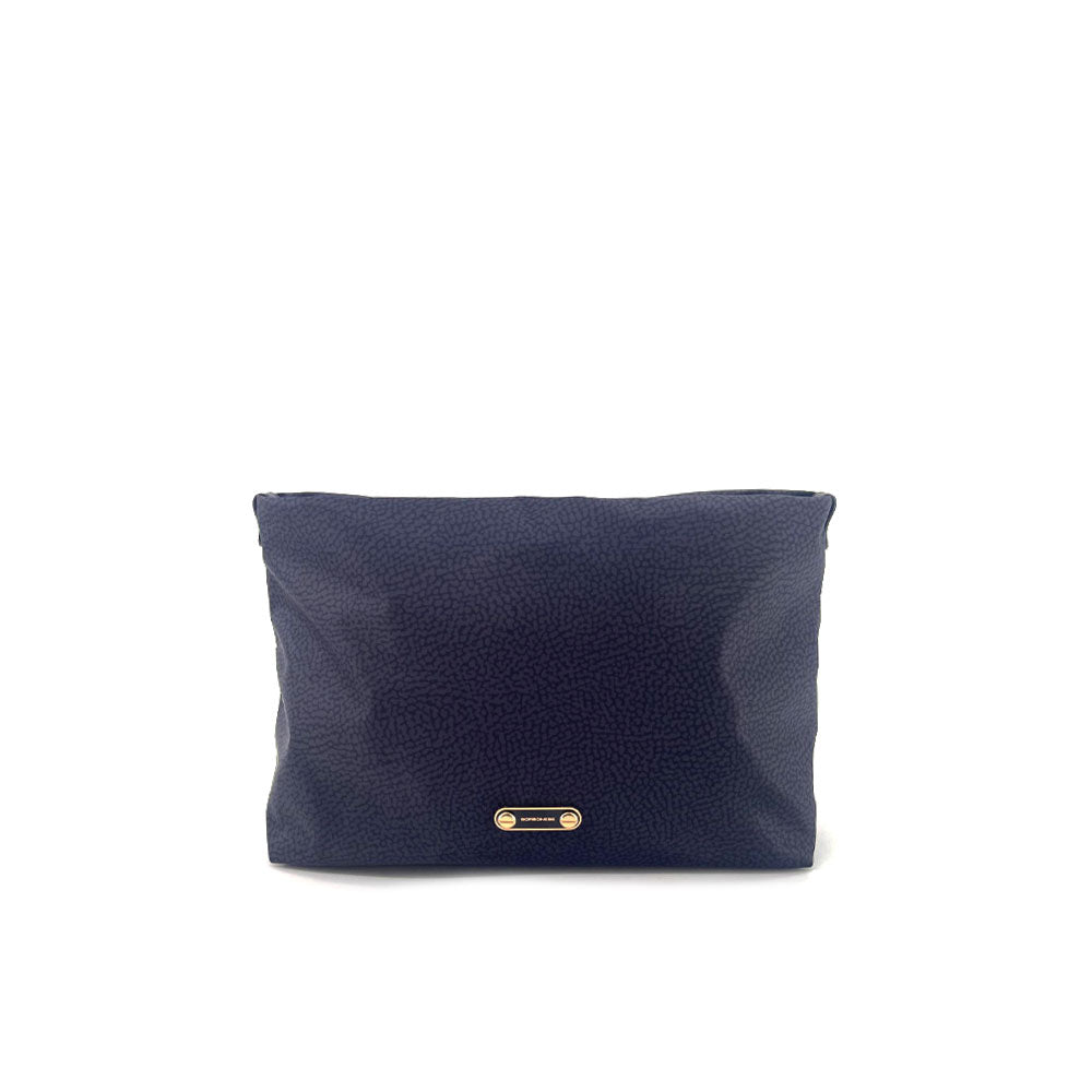 Medium pouch in Borbonese OP-print fabric