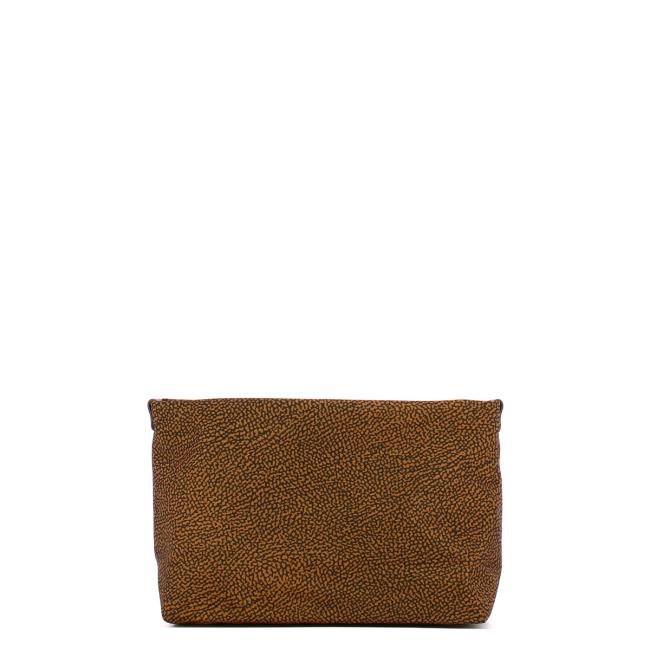 Borbonese Large Beauty Case in recycled OP-print fabric