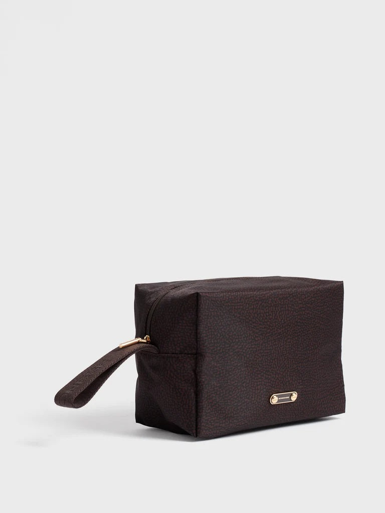 Large Beauty Case in Borbonese Op recycled fabric