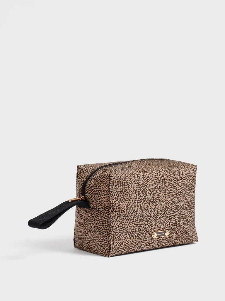 Large Beauty Case in Borbonese Op recycled fabric