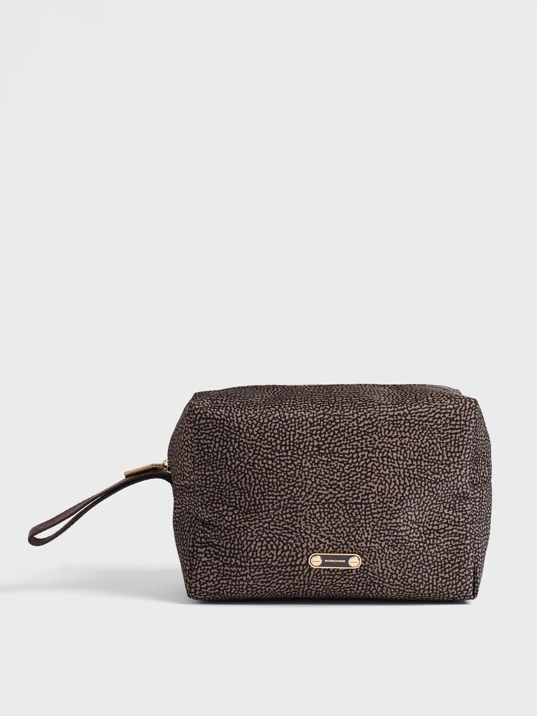 Large Beauty Case in Borbonese Op recycled fabric