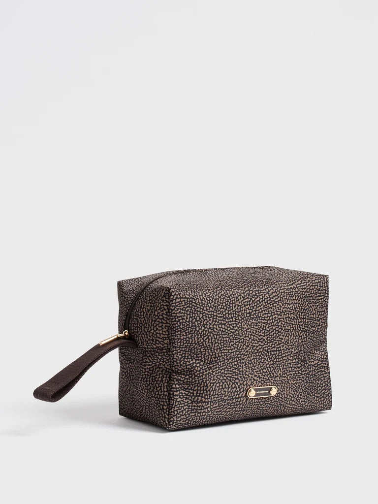 Large Beauty Case in Borbonese Op recycled fabric