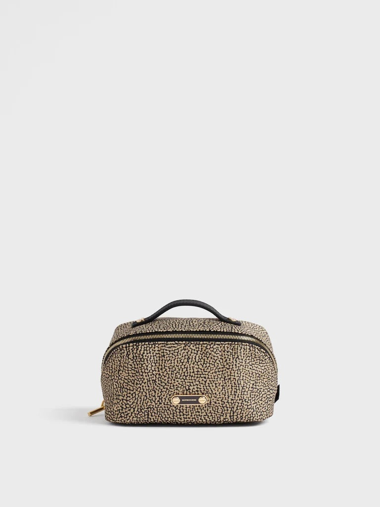 Small Beauty Case in Borbonese OP recycled fabric