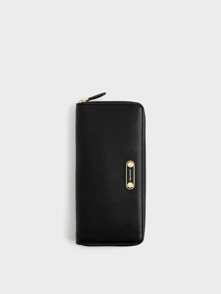 Borbonese Large Leather Wallet