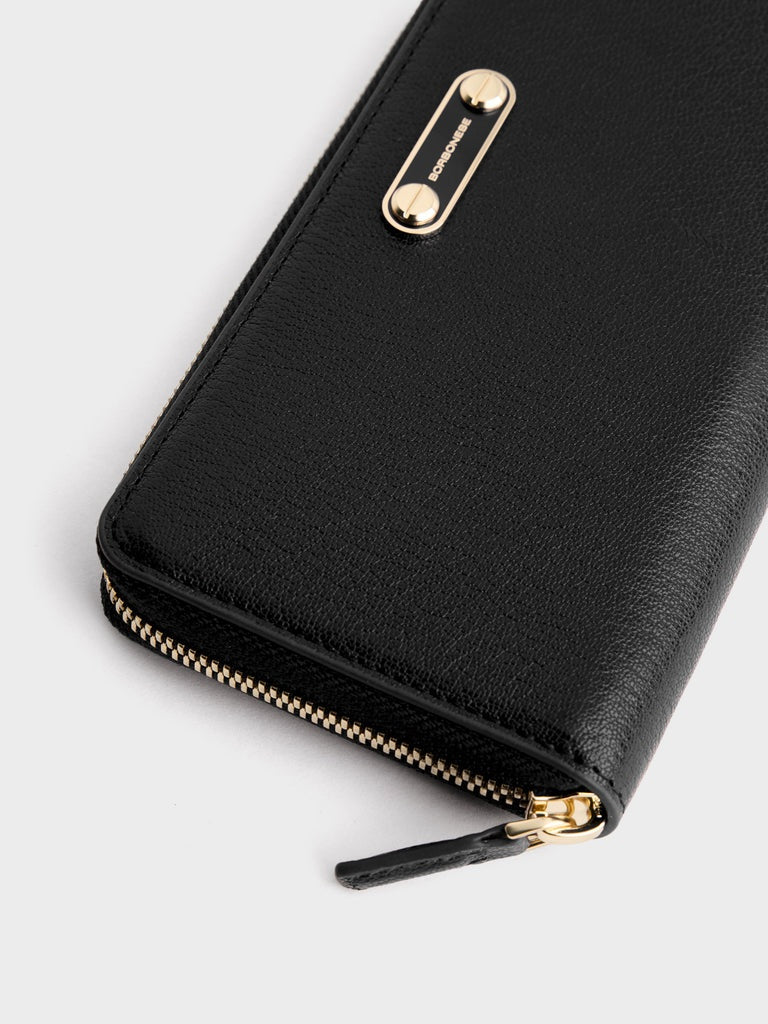 Borbonese Large Leather Wallet