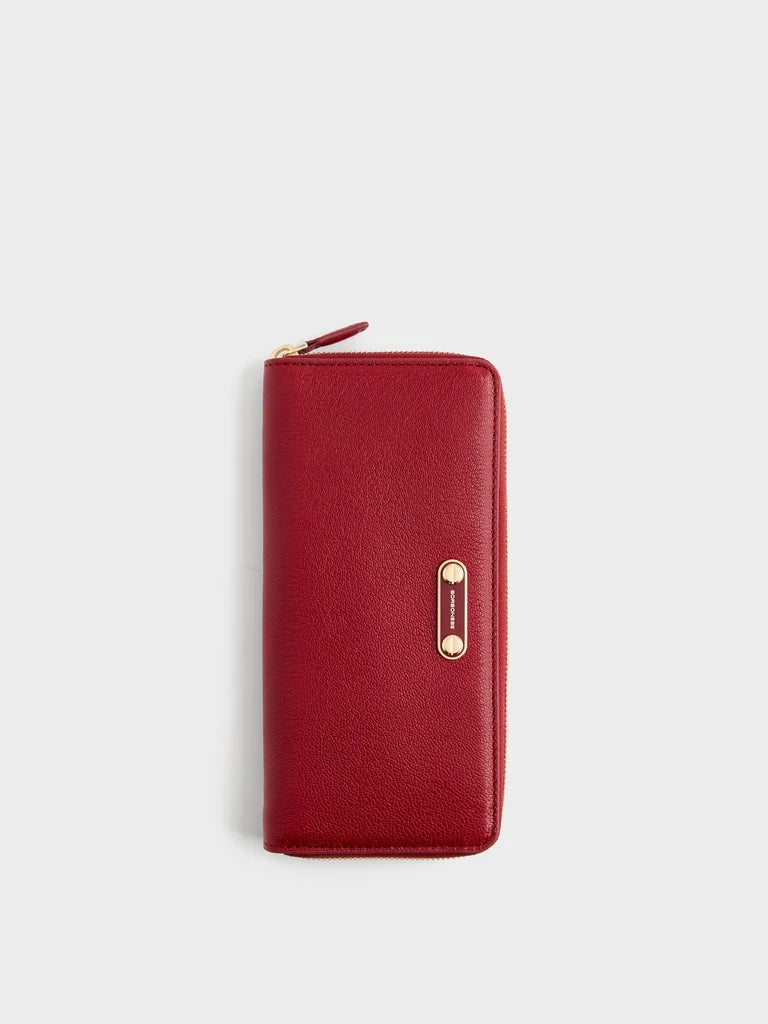 Borbonese Large Leather Wallet
