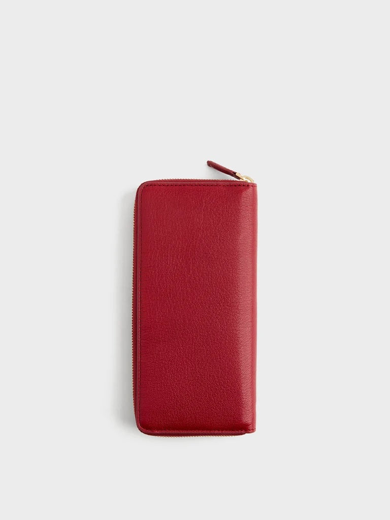 Borbonese Large Leather Wallet