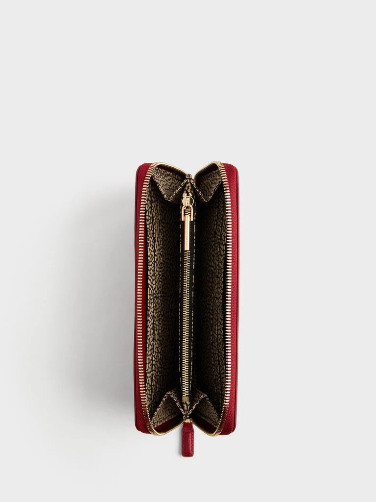 Borbonese Large Leather Wallet