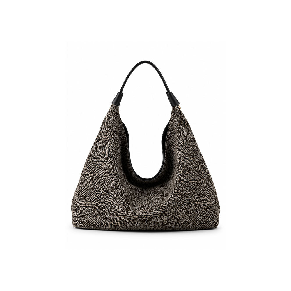 Borsa a spalla Plie Medium in pelle Borbonese