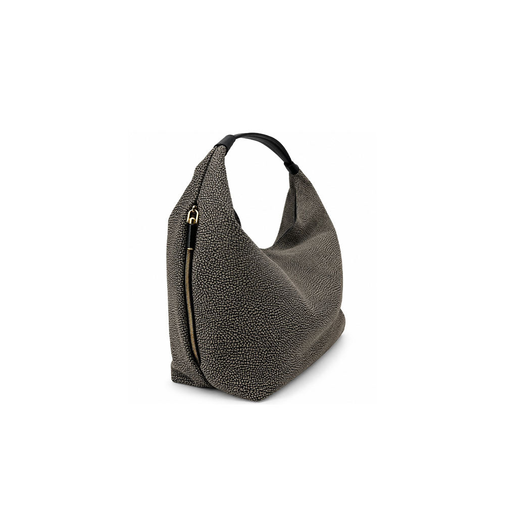 Borsa a spalla Plie Medium in pelle Borbonese