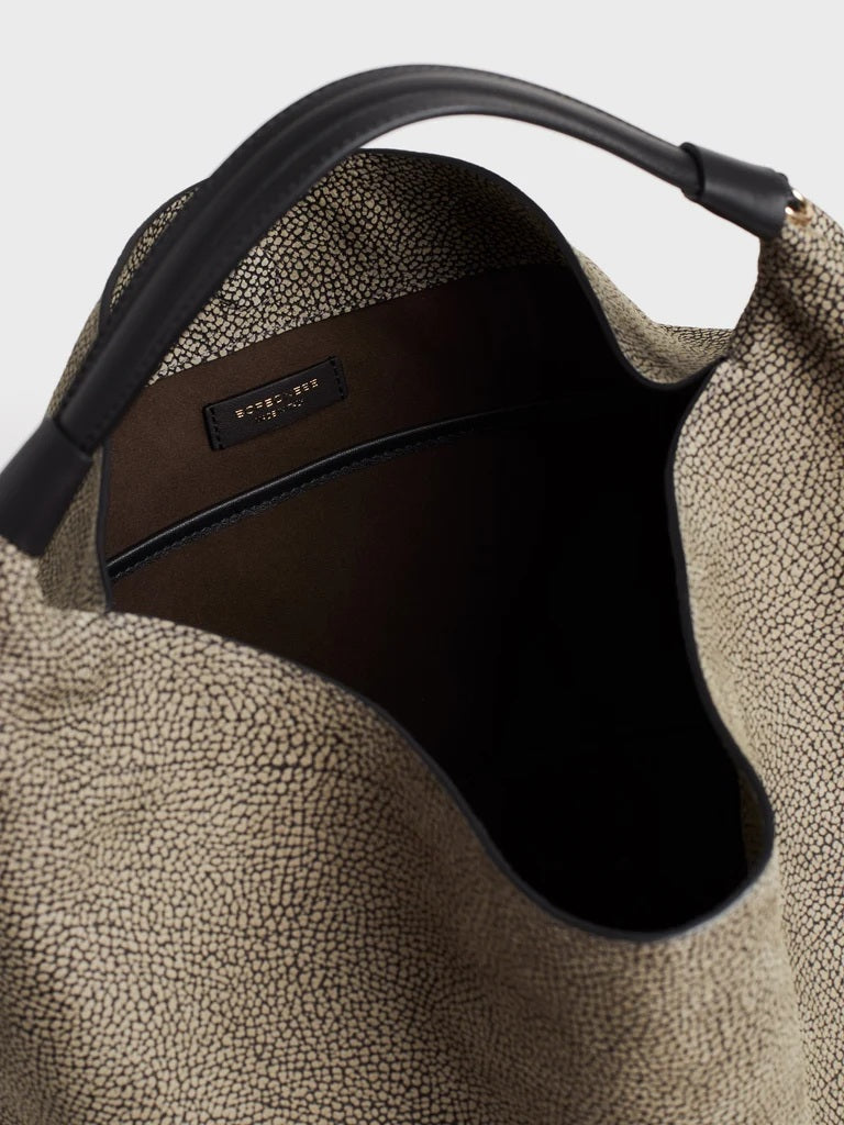 Borsa a spalla Plie Medium in pelle Borbonese