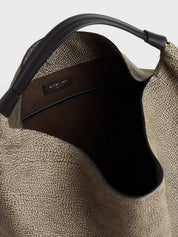 Borsa a spalla Plie Medium in pelle Borbonese