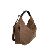 Borbonese Plie Small leather shoulder bag