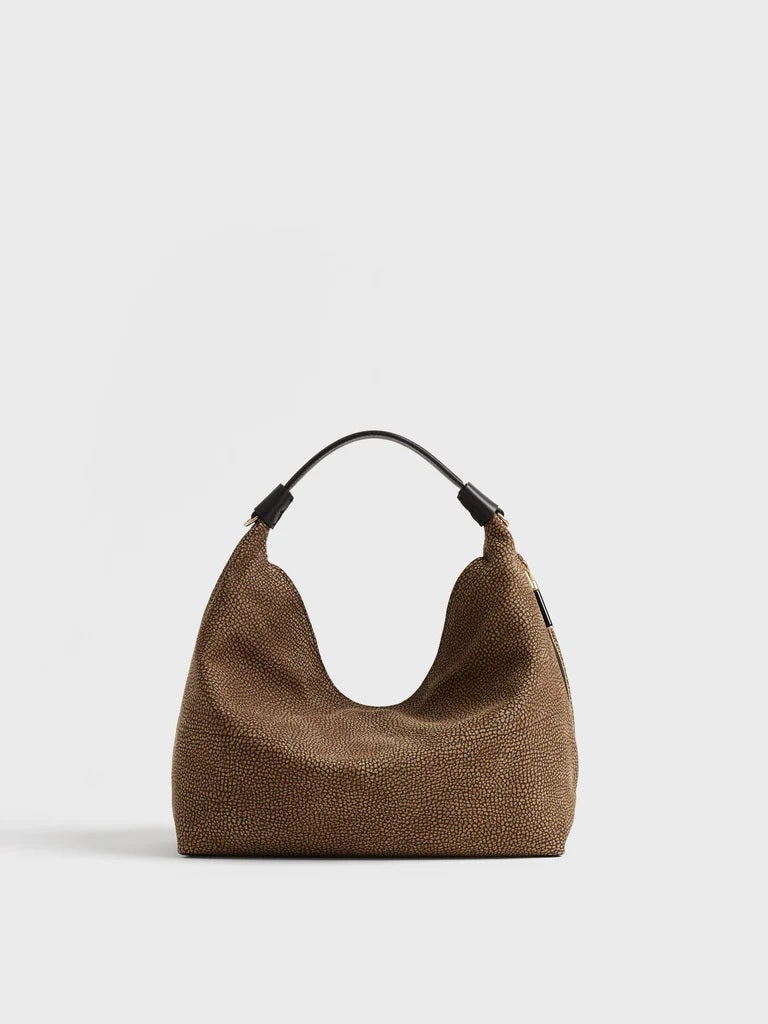 Borsa a spalla Plie Small in pelle Borbonese