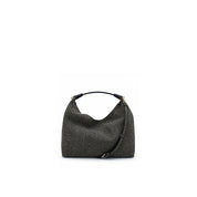 Borbonese Plie Small leather shoulder bag
