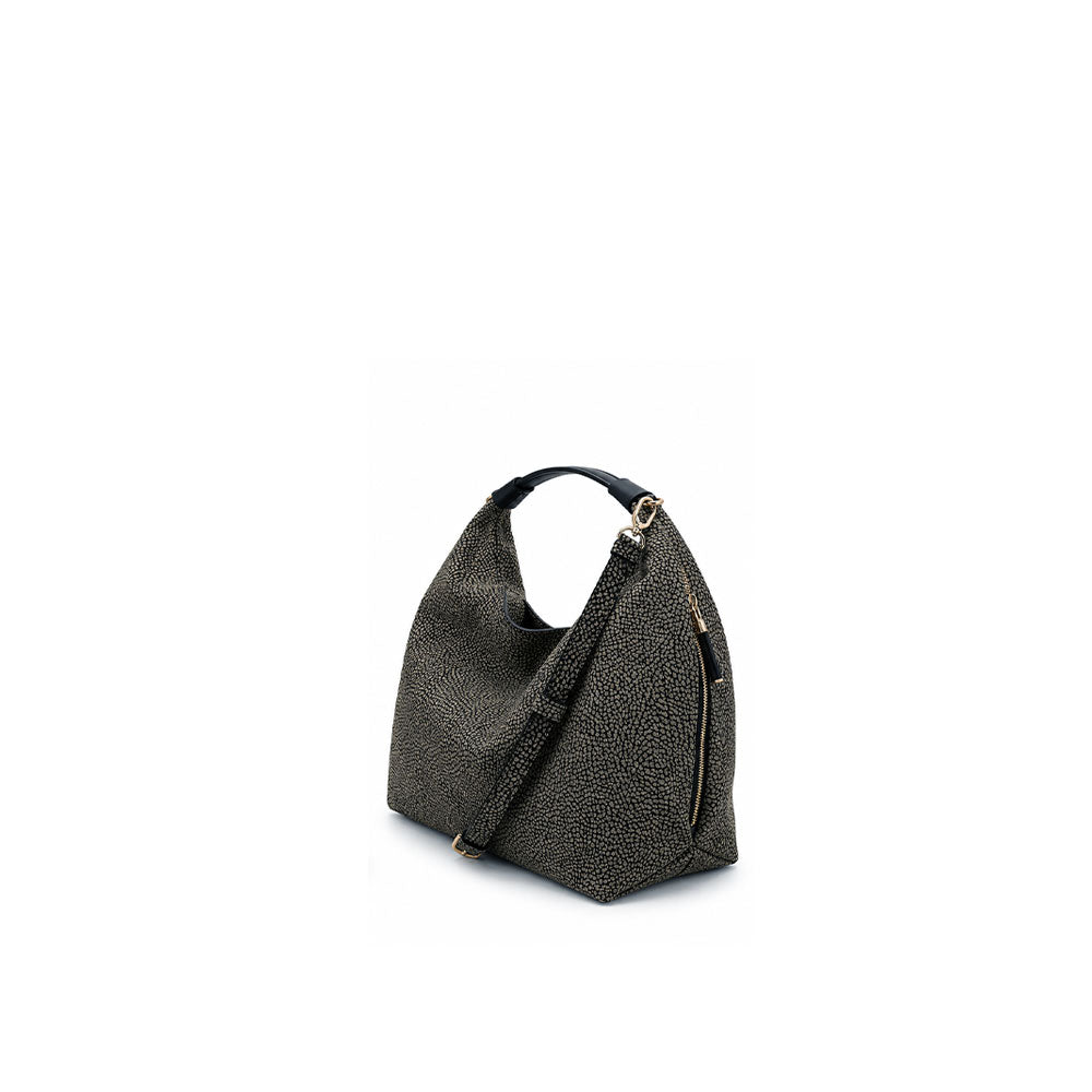 Borbonese Plie Small leather shoulder bag