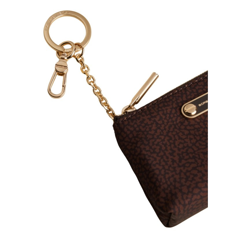 Borbonese OP print fabric keychain