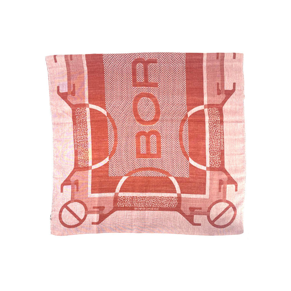 Borbonese Stole stirrup print