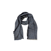 Borbonese Maxi Scarf with Diagonal Logo