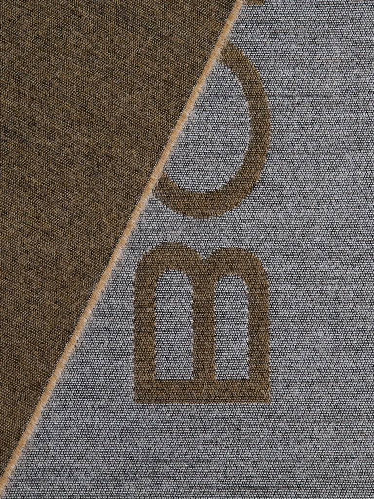 Borbonese scarf with central logo