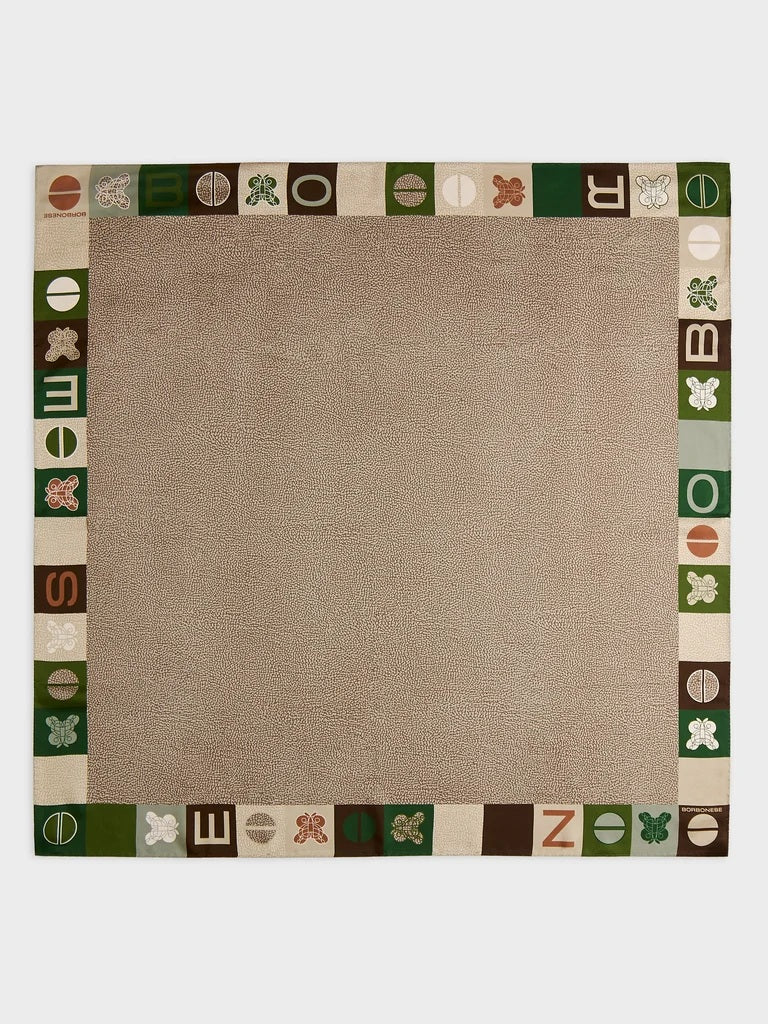 Borbonese silk scarf