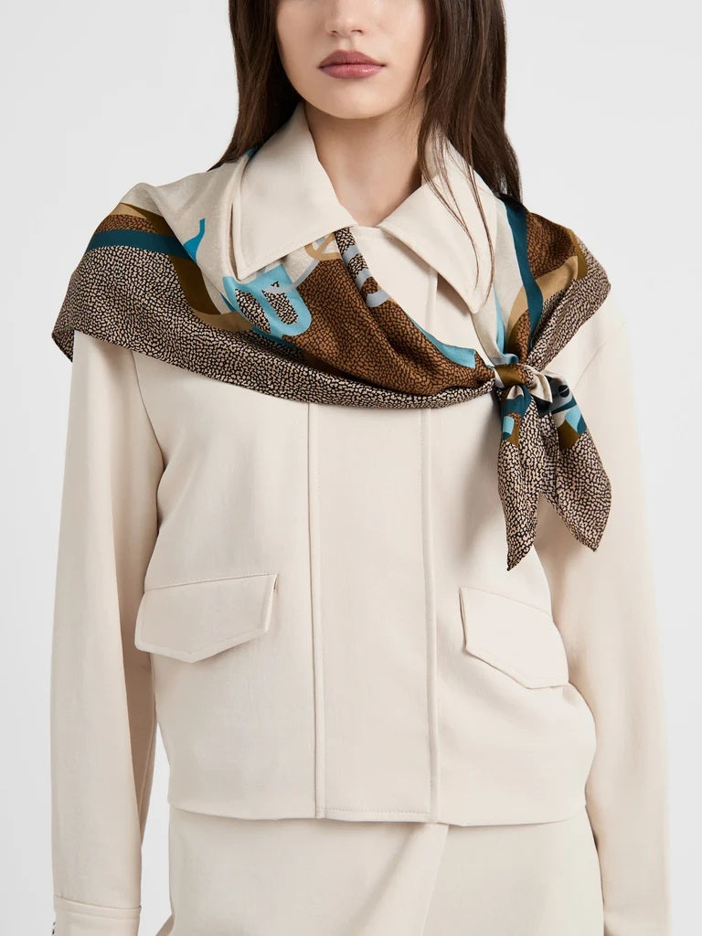 Foulard in seta Borbonese