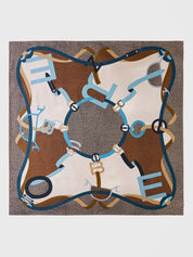 Borbonese silk scarf