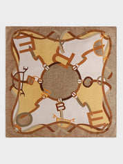 Borbonese silk scarf