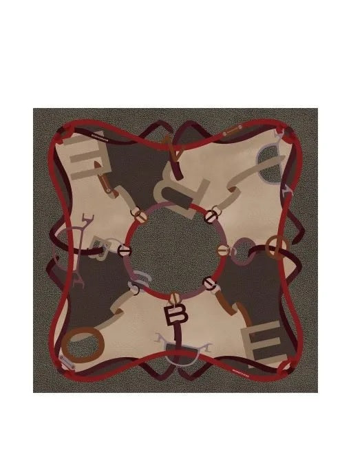 Borbonese Archive Straps Scarf