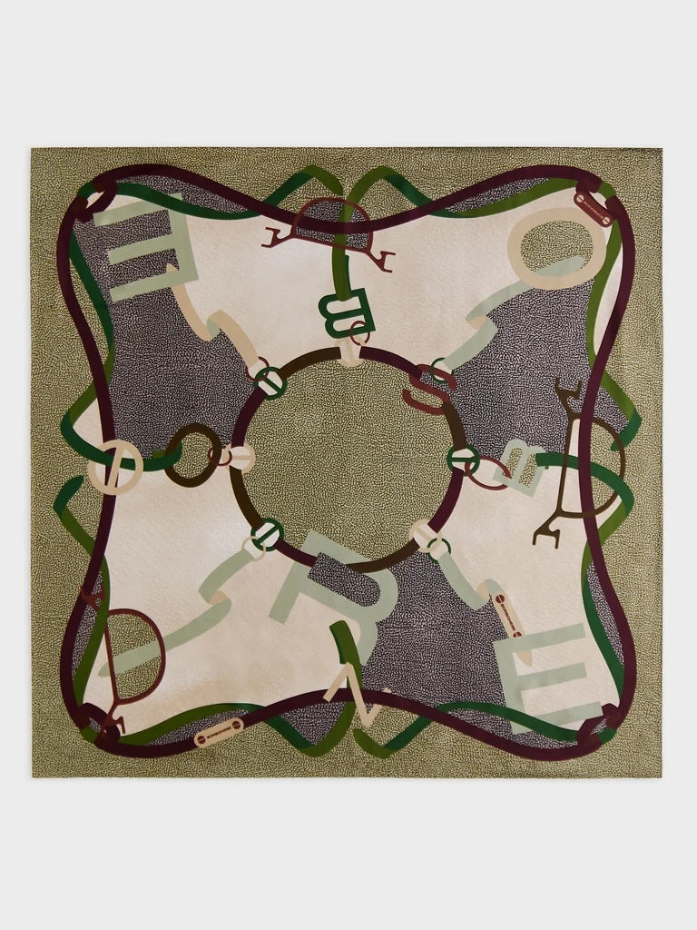 Foulard in seta Borbonese