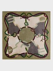 Foulard in seta Borbonese