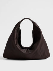 Borsa a spalla Plie Large in tessuto riciclato Op Borbonese