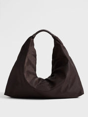 Borsa a spalla Plie Large in tessuto riciclato Op Borbonese